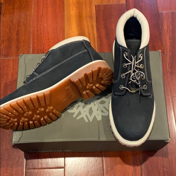 Timberland Shoes - Timberland blue suede boots